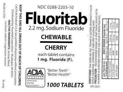 Fluoritab Chewable Cherry Tablets (1mg)_1000-ct (Fluoritab Chewable Cherry Tablets (1mg) 1000 Ct)